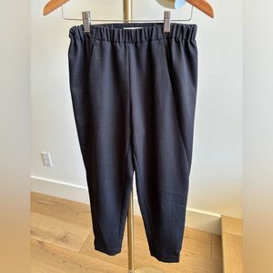 Aritzia Babaton fine black Japanese fabric dress pants, Size XS